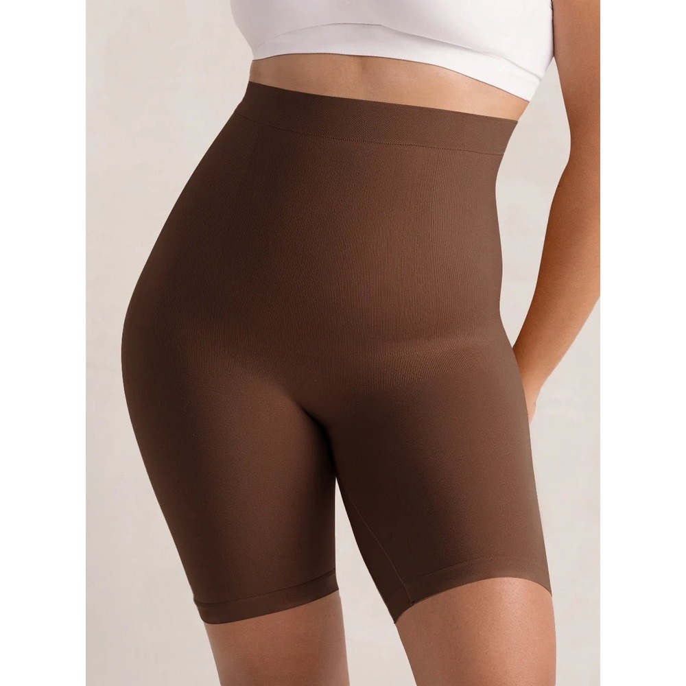 Shapermint All Day Every Day High Waist Shaper Shorts Brown Womens Size‎ XXL NEW